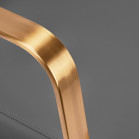 Kirpyklinė plautuvė Gabbiano Porto pilka auksinė