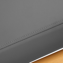 Kirpyklinė plautuvė Gabbiano Porto pilka auksinė