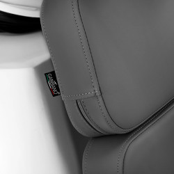 Kirpyklinė plautuvė Gabbiano Porto pilka auksinė