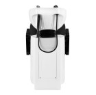 Kirpyklinė plautuvė Gabbiano Porto juoda-balta