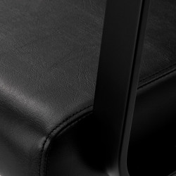 Kirpyklinė plautuvė Gabbiano Porto juoda-balta