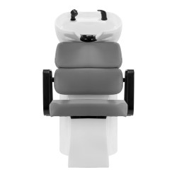 Kirpyklinė plautuvė Gabbiano Porto pilka-juoda