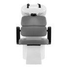 Kirpyklinė plautuvė Gabbiano Porto pilka-juoda