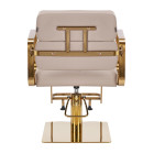 Kirpimo kėdė Gabbiano Porto, smėlynė–auksinė