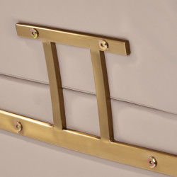 Kirpimo kėdė Gabbiano Porto, smėlynė–auksinė