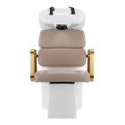 Kirpyklinė plautuvė Gabbiano Porto smėlinė–auksinė