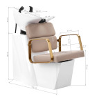 Kirpyklinė plautuvė Gabbiano Porto smėlinė–auksinė