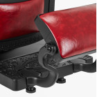 Barber kėdė Gabbiano President, raudona