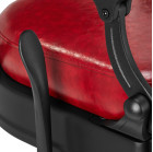 Barber kėdė Gabbiano President, raudona