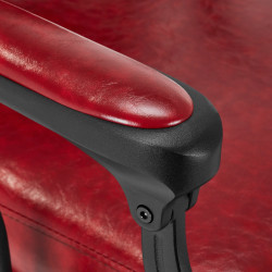 Barber kėdė Gabbiano President, raudona