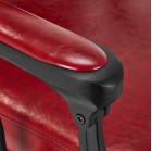 Barber kėdė Gabbiano President, raudona