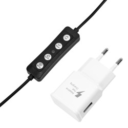 Glow 13" žiedinė makiažo lempa su stovu, 10 W