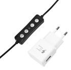 Glow 13" žiedinė makiažo lempa su stovu, 10 W