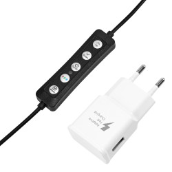 Kosmetologinė lempa Glow Ring 13" RGB 10W – LED šviesa