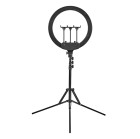 Kosmetologinė lempa Glow Ring 18" 45W – bešešėlis apšvietimas