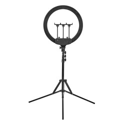 Kosmetologinė lempa Glow Ring 18" 45W – makiažui ir darbui