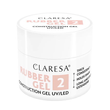 Claresa Rubber 2 formuojamasis gelis, 90 g