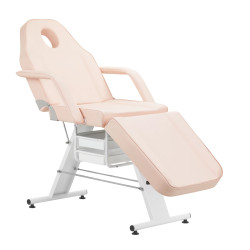 Kosmetologinis krėslas Basic 202 rožinis – mechaninis
