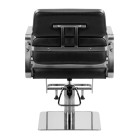 Kirpyklinė kėdė Gabbiano Porto sidabrinė–juoda