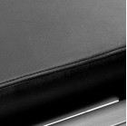 Kirpyklinė kėdė Gabbiano Porto sidabrinė–juoda