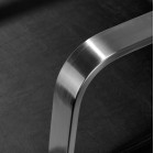 Kirpyklinė kėdė Gabbiano Porto sidabrinė–juoda