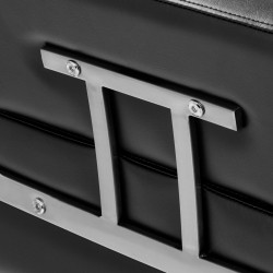 Kirpyklinė kėdė Gabbiano Porto sidabrinė–juoda