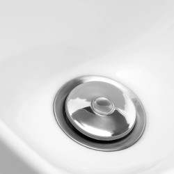 Kirpyklinė plautuvė Gabbiano Porto, juoda-sidabrinė