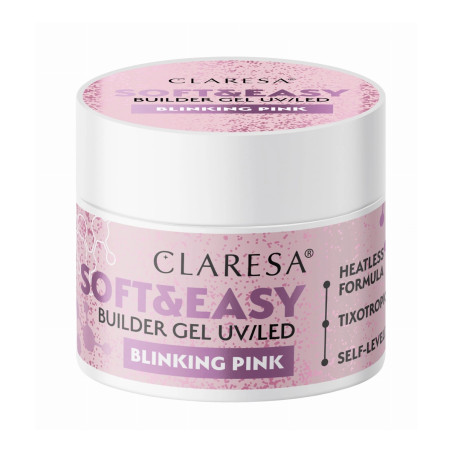 Claresa Soft&Easy Blinking Pink formuojamasis gelis 45 g