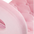 Kėdė 4Rico QS-OF213G, rožinė – salonams ir makiažui