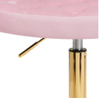 Kėdė 4Rico QS-OF213G, rožinė – salonams ir makiažui