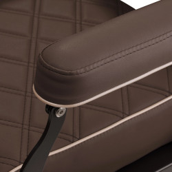 Barber kėdė Gabbiano Carlos ruda – profesionalams