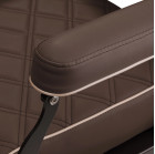 Barber kėdė Gabbiano Carlos ruda – profesionalams