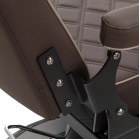 Barber kėdė Gabbiano Carlos ruda – profesionalams