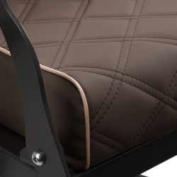 Barber kėdė Gabbiano Carlos ruda – profesionalams