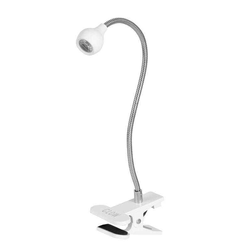 Glow Snake UV/LED lempa nagams – balta, 3W
