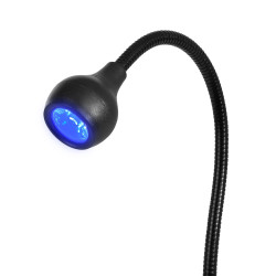 Glow Snake UV/LED lempa nagams – juoda, 3W