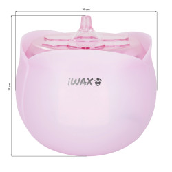 Vaško šildytuvas iWax Flower rožinis– profesionalus depiliacijai