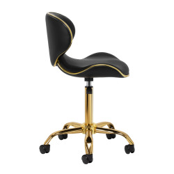 Meistro kėdė Gabbiano Q-4599G, juoda–auksinė
