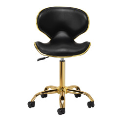 Meistro kėdė Gabbiano Q-4599G, juoda–auksinė