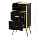 Gabbiano Trix kirpyklinis pagalbininkas juodas–auksinis