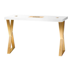 Manikiūro stalas MOMO 04-GL su dulkių sutraukėju