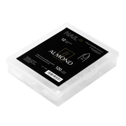 OCHO NAILS Almond nagų priauginimo formos, 120 vnt