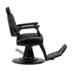 Barber kėdė Gabbiano Francesco – juoda, elegantiška