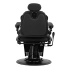 Barber kėdė Gabbiano Francesco – juoda, elegantiška