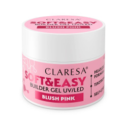 Claresa Soft&Easy Blush Pink statybinis gelis 90 g