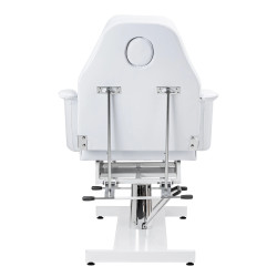 Hidraulinis kosmetologinis krėslas Sillon, baltas