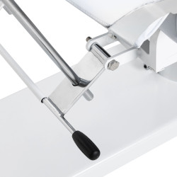 Hidraulinis kosmetologinis krėslas Sillon, baltas