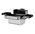 Lagaminas kosmetikai SC40, sidabrinis