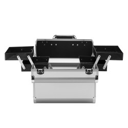 Lagaminas kosmetikai SC40, sidabrinis