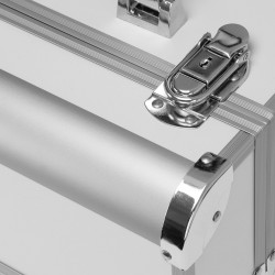 Lagaminas kosmetikai SC40, sidabrinis